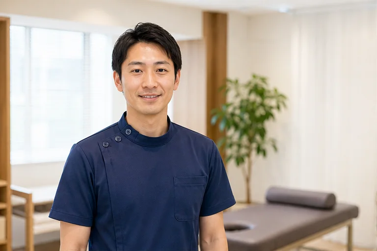 近藤接骨院の院長（サンプル写真）